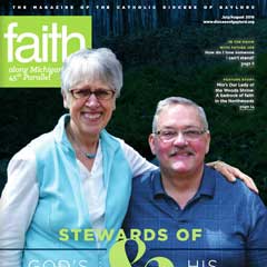 Front cover of the July/August 2018 issue of Faith Magazine: Diocese of Gaylord