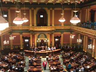 2017 Legislative Reception Invocation at the Michigan State Capitol 