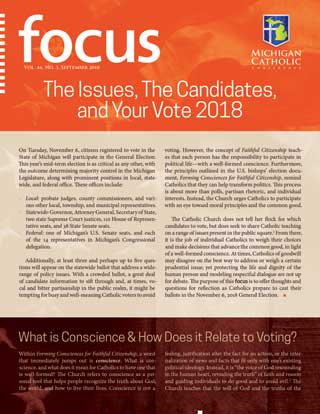 Front cover of The Issues, The Candidates, and Your Vote 2018