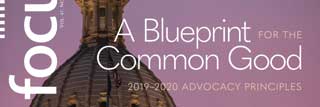 Front cover of FOCUS for January 2019: A Blueprint for the Common Good