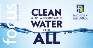 Front cover of FOCUS for May 2019: Clean and Affordable Water for All