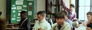 Children in a classroom in Detroit