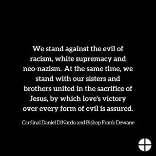 Statement from Cardinal Daniel DiNardo and Bishop Frank Dewane