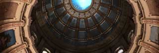 The interior of the dome at the Michigan State Capitol building