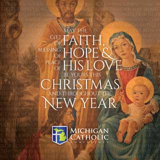 May the gift of faith, blessing of hope & peace of His love be yours this Christmas and throught the New Year
