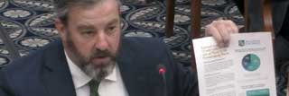MCC Vice President for Public Policy and Advocacy Tom Hickson testifying before the Senate Finance Committee