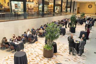 The MCC legislative reception for the bishops was held at Heritage Hall, an event space near the state Capitol.